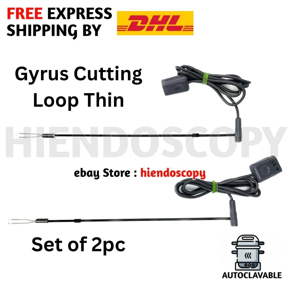 GYRUS ACMI TYPE CUTTING LOOP THIN PACK OF 2 CE QUALITY