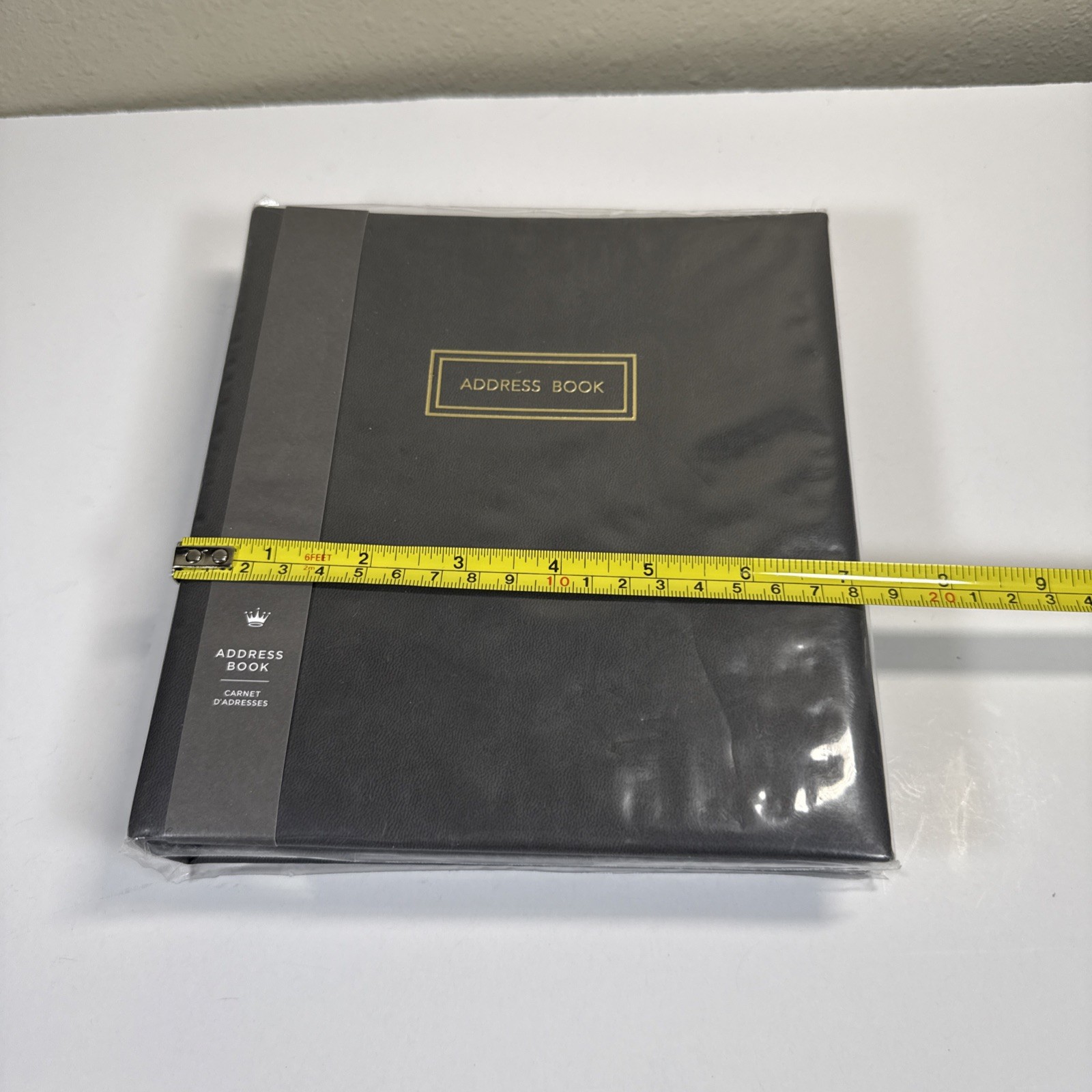 Hallmark Classic Address Book Simulated Leather Ringbound Alpha Tabs NOS