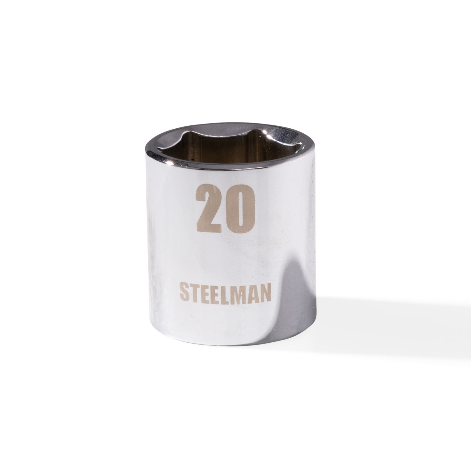 STEELMAN PRO 3/8-Inch Drive x 20mm 6-Point Socket, 78526
