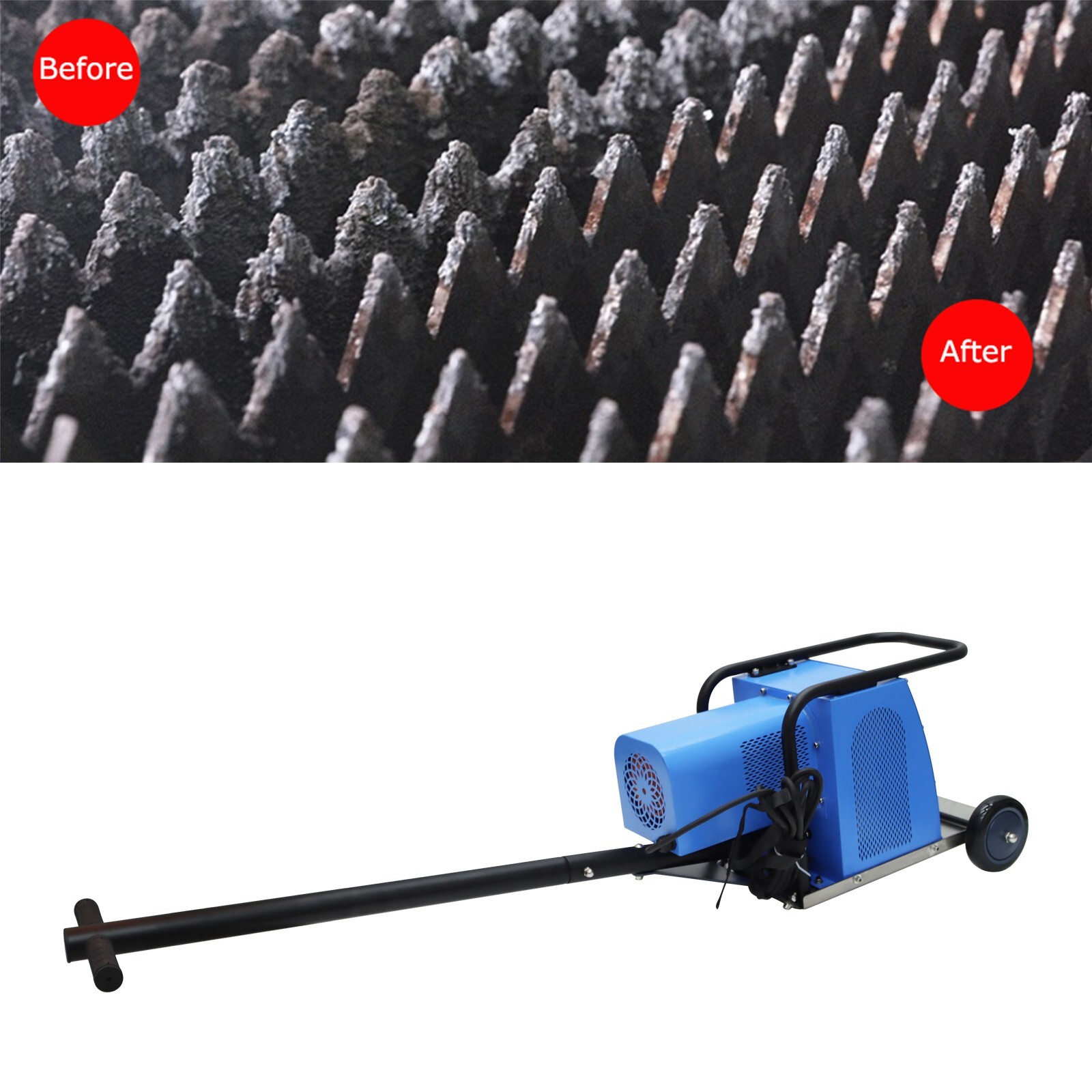 Electric Laser Slat Cleaner 220V Hand-powered Slag Cleaning Machine