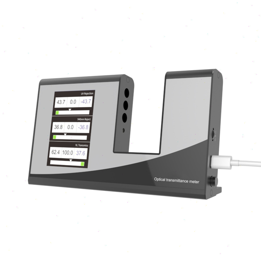 Light Transmission Tester with UV Visible Light IR USB Interface Resolution 0.1%