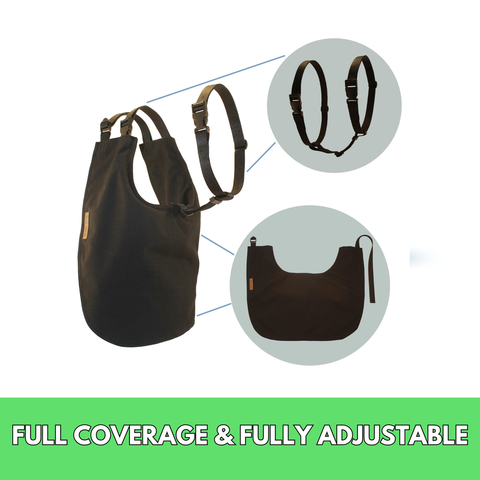 Anti Mating Anti Breeding OLOR Buck Apron™ with Harness – Goats/Sheep X-SMALL
