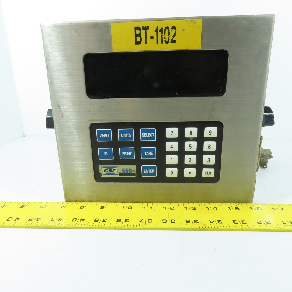 GSE Scale Systems Model 550 Digital Weight Indicator Scale Readout 115V 50/60Hz