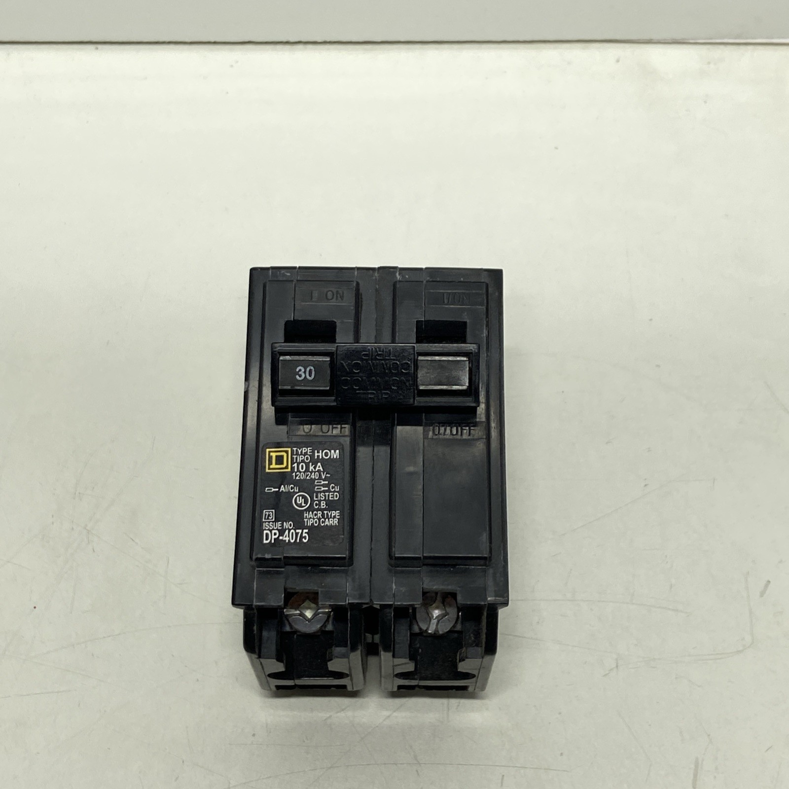 NEW! Mini circuit breaker, Homeline, 30A, 2 pole, 120/240 VAC, 10 kA HOM230 NEW