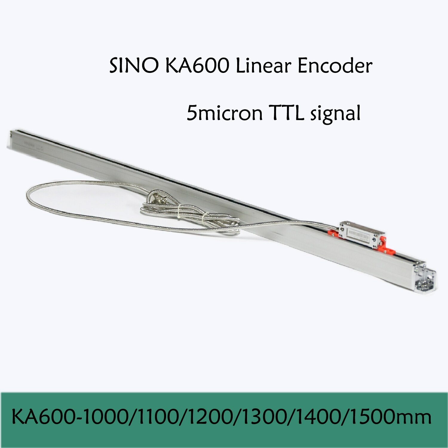 SINO KA-600 1100 1200 1300 1400 1500mm 1micron TTL DRO Linear Glass Scale