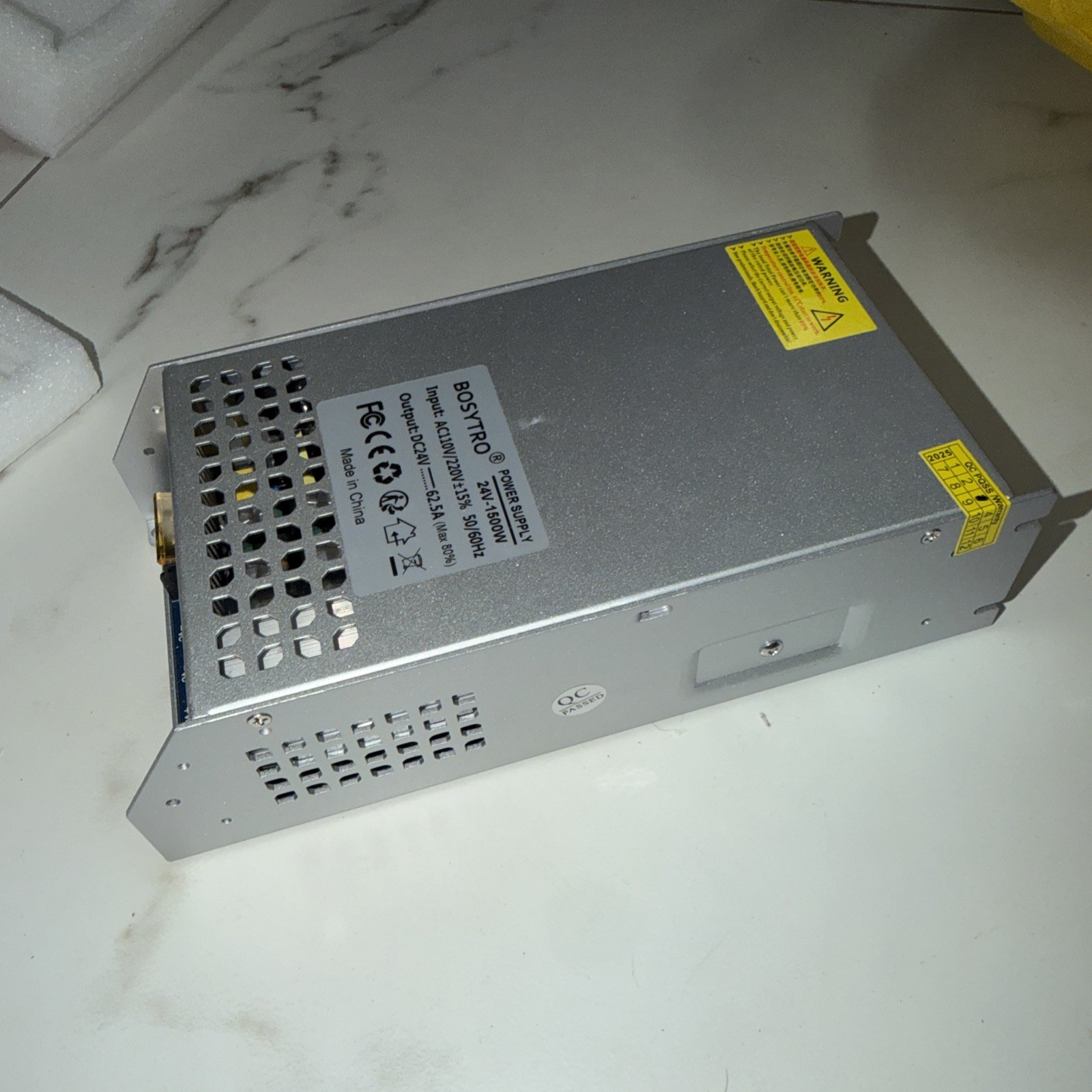 BOSYTRO 1500W Switching Power Supply 24V AC110/220V Enclosed Fan Protection