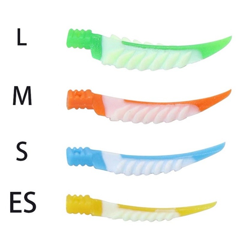 100 x Disposable Plastic Wave Shape Dental Tooth Gap Composite Interdental Wedge