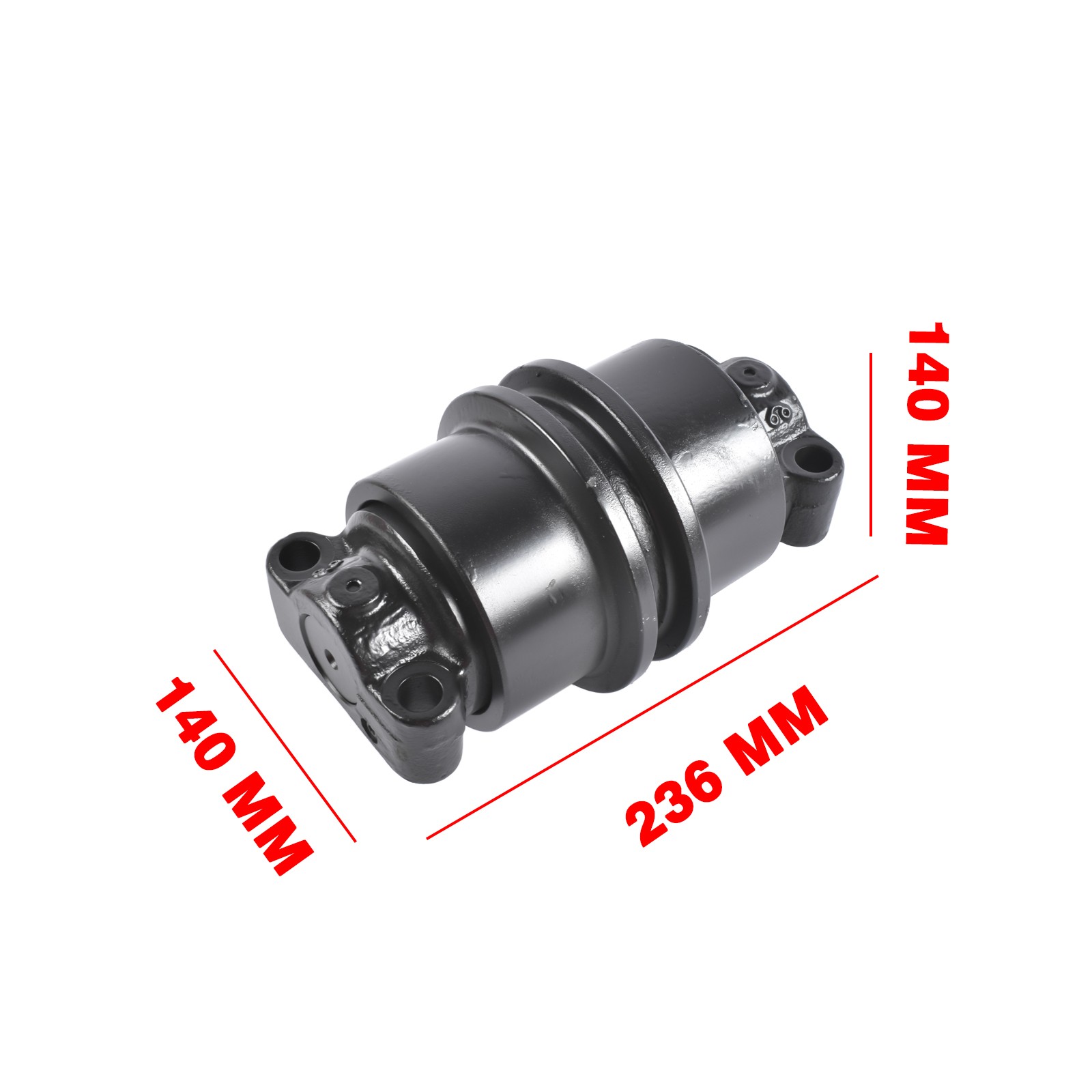 For Kubota Excavator KX080-3T KX080-3 Undercarriage Bottom Track Roller Black