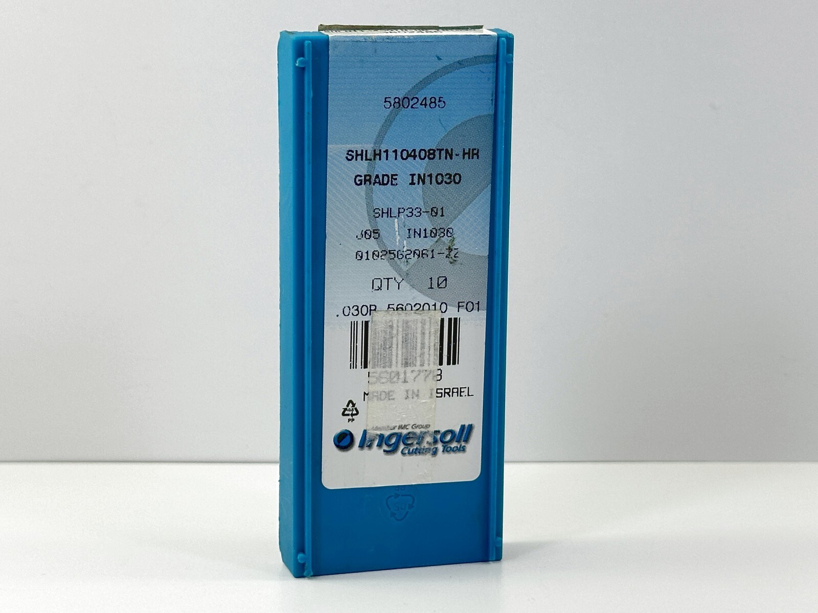 INGERSOLL SHLH110408TN-HR New Carbide Inserts 5601778 Grade IN1030 10pcs
