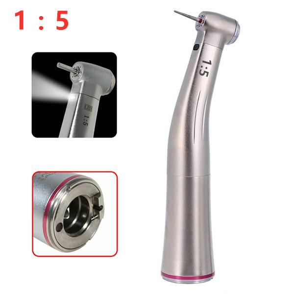 CICADA NSK COXO E-TYPE Dental Fiber Optic 1:5 High Speed Handpiece Contra Angle
