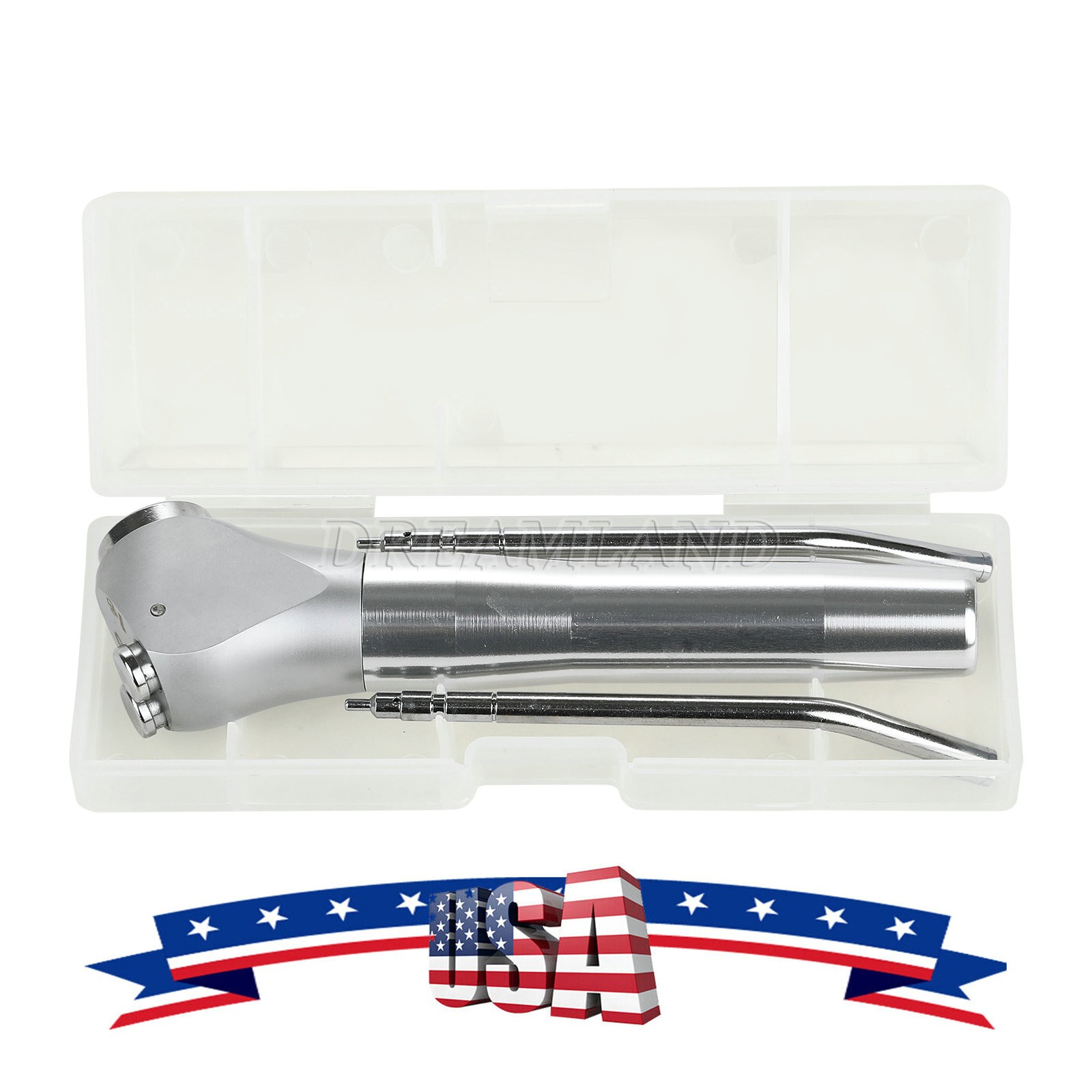 1-20*Dental Air Water Spray Triple Syringe 3 Way Handpiece w/ Nozzles Tips Tubes