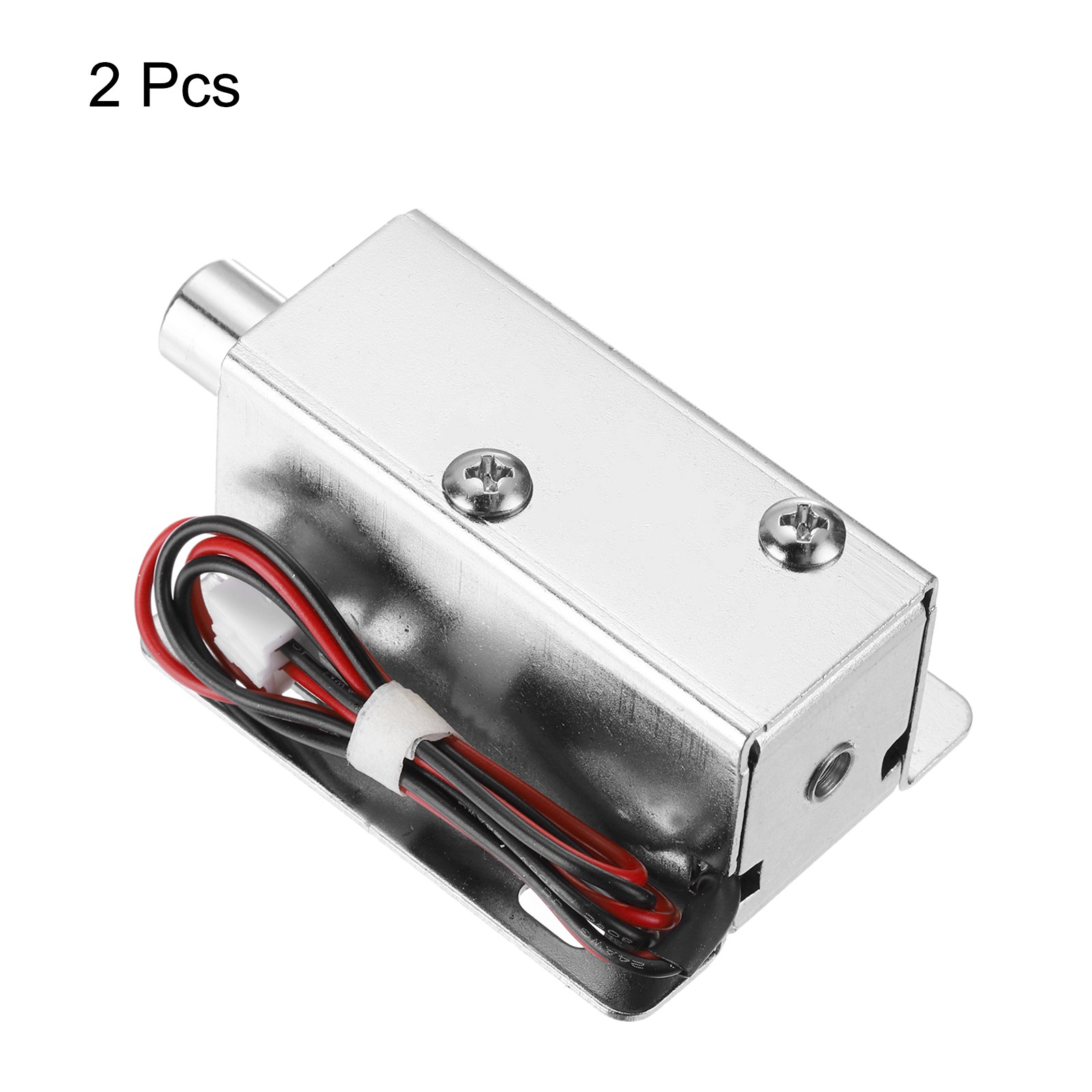 2Pack DC 12V 0.8A Electromagnetic Solenoid Lock Door Drawer Magnetic Lock