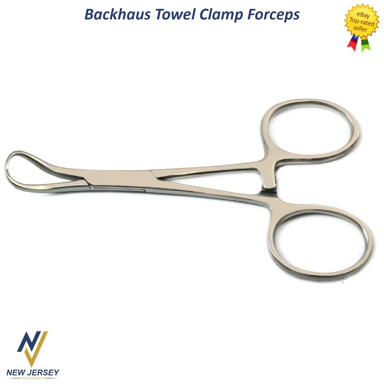 Backhaus Towel Clamp Forceps Grasping Tissue Surgical Vets Hemostatic Pliers