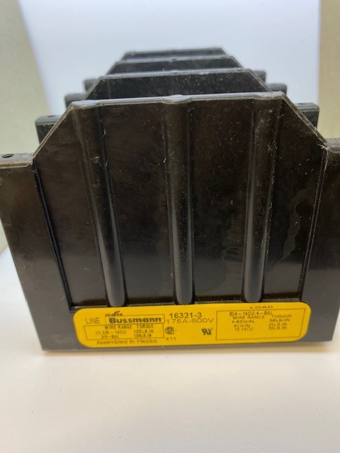 Bussmann Power Distribution Block 16321-3 175A-600V