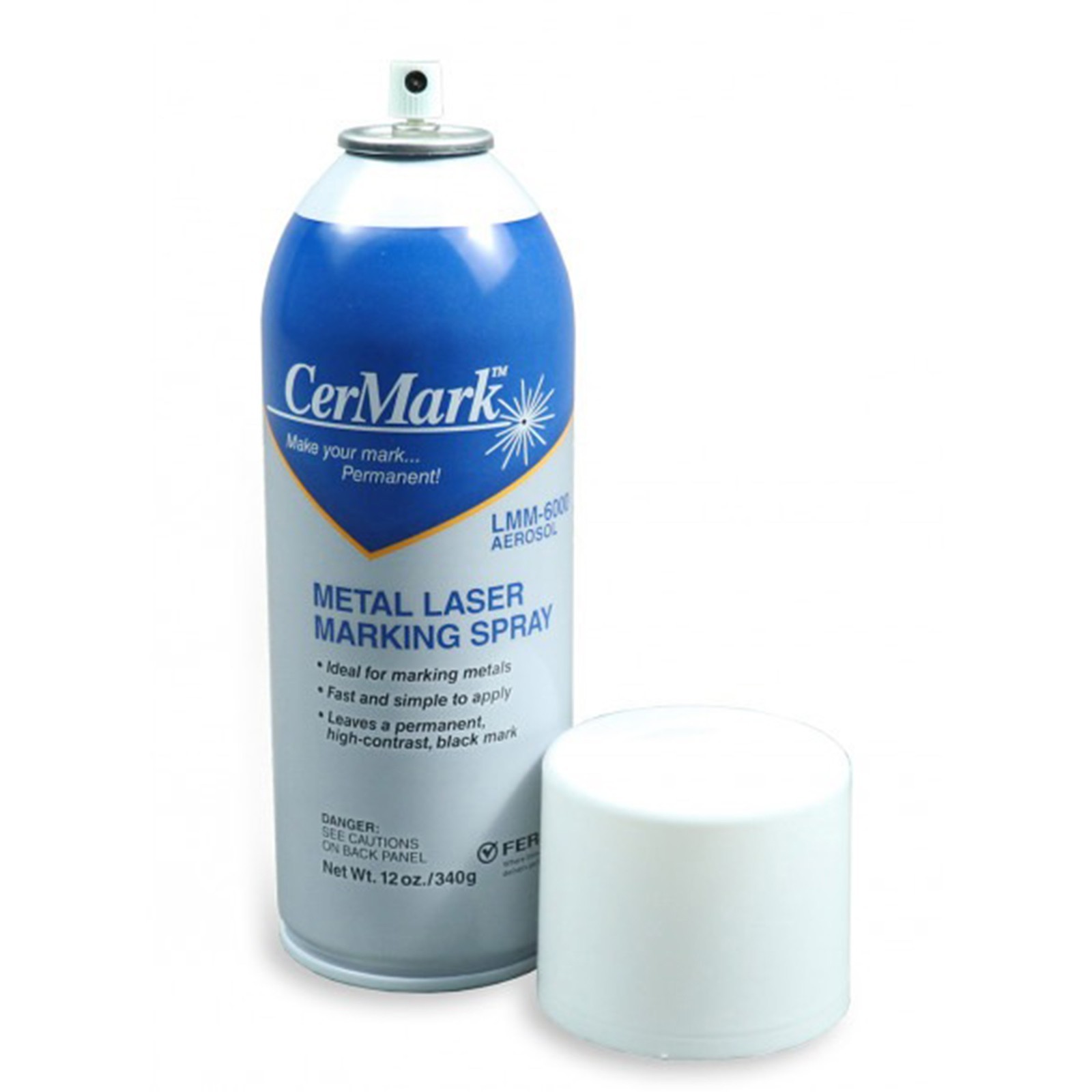 CerMark LMM6000 Metal Marking Spray for Hard Uncoated Metal Bonding Adhesive (1)