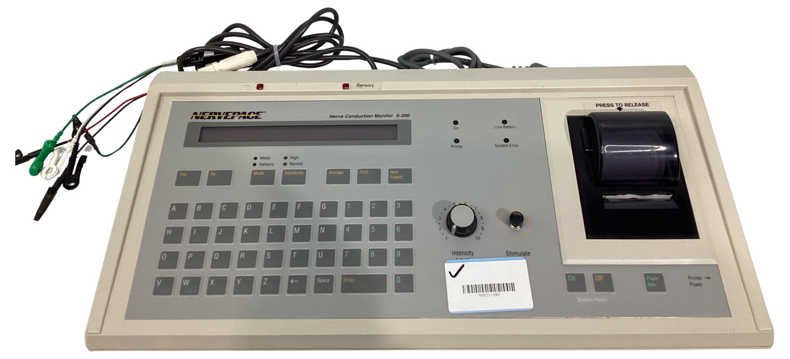 NERVEPACE S-200 NERVE CONDUCTION MONITOR