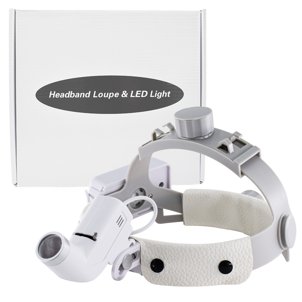 5W Dental Surgical LED Headband Head Light Wireless Good Light Spot ENT White US
