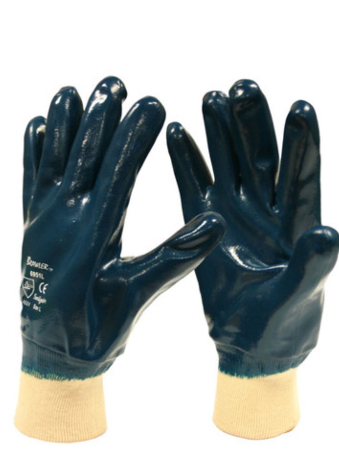 Cordova 6951 Brawler Nitrile Dipped Glove Palm Coated Knit Wrist L T