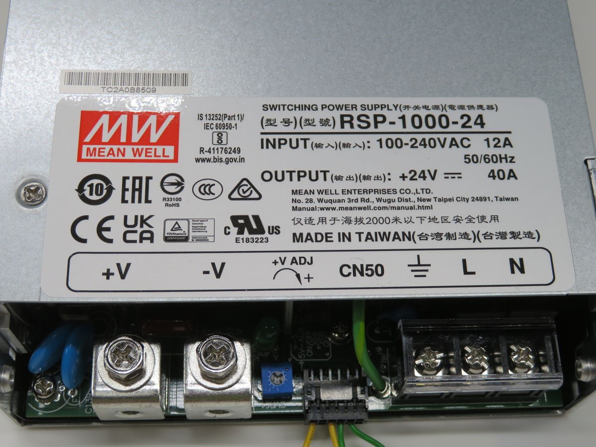 MEAN WELL RSP-1000-24 SWITCHING POWER SUPPLY