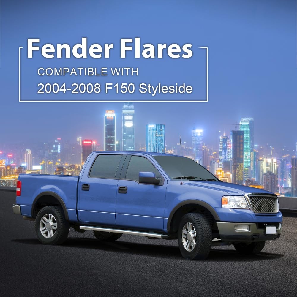 Fender Flares Ford F150 04-08 66/67/78/96 Lincoln Mark LT 07-08 67/78 No Her