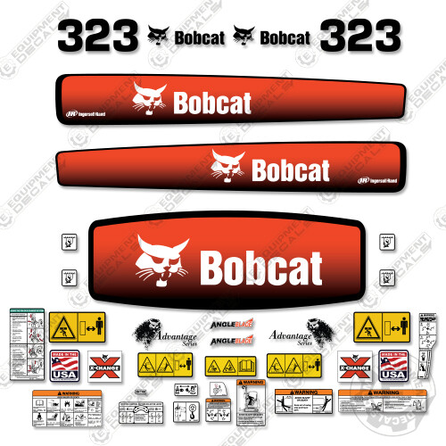Fits Bobcat 323 Decal Kit Mini Excavator Replacement Stickers – 3M Vinyl!