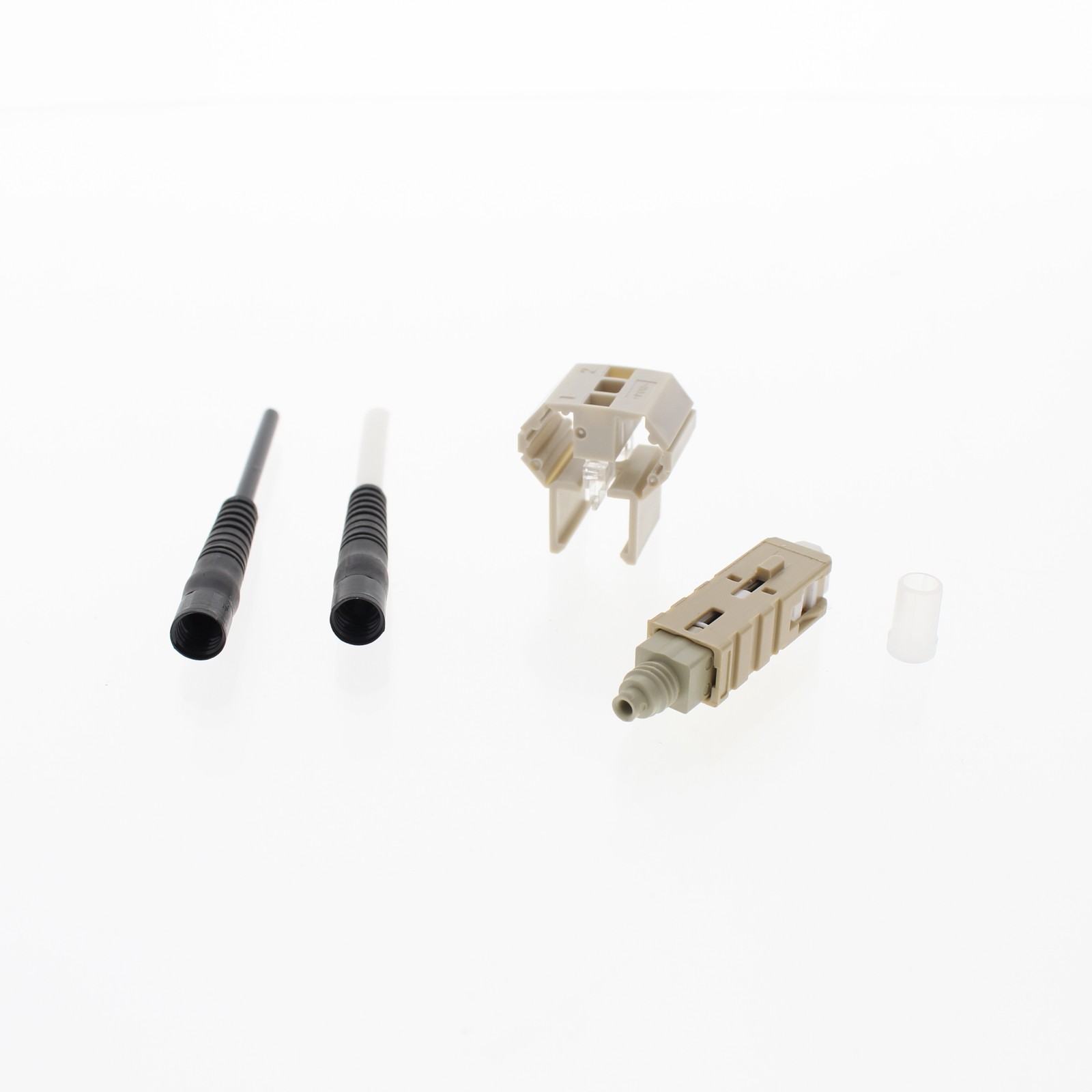Leviton 49991-MSC-120 SC Beige FastCAM Multimode Pre-Polished Connector OM1