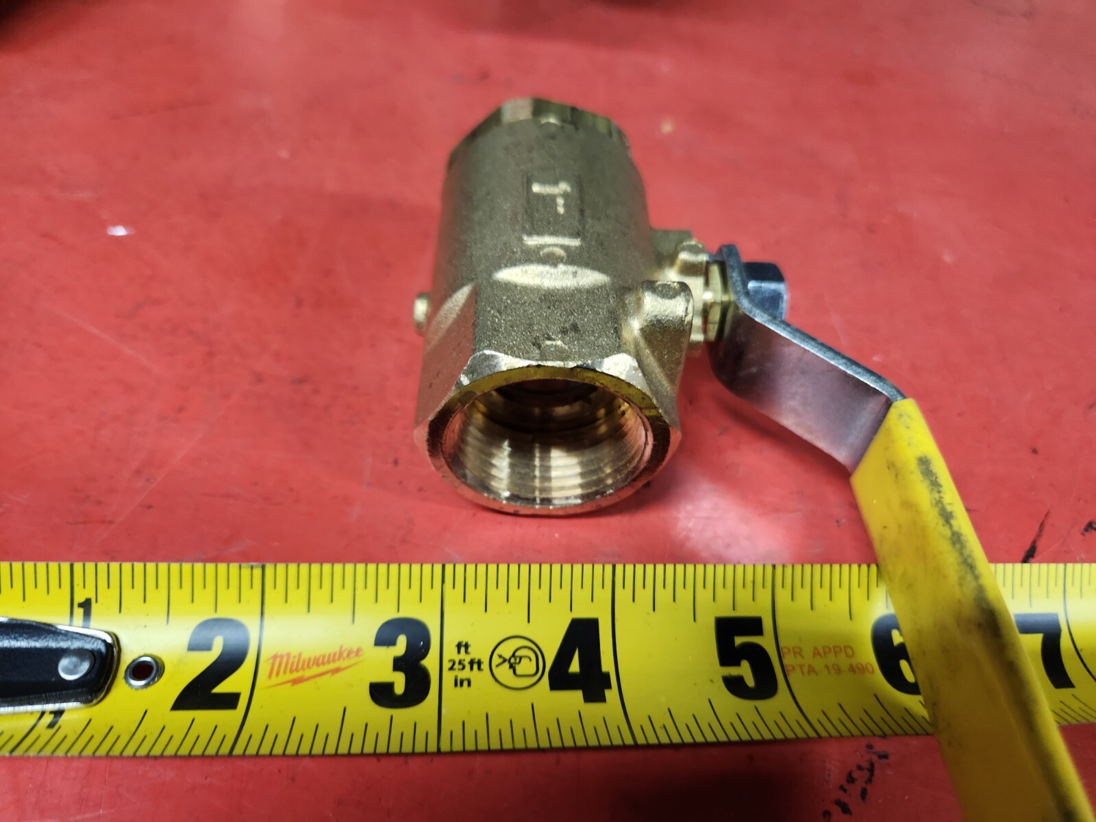 Parker V500P-16 1″ NPT Threaded 600 WOG 2-Way Straight Ball Valve Brand New