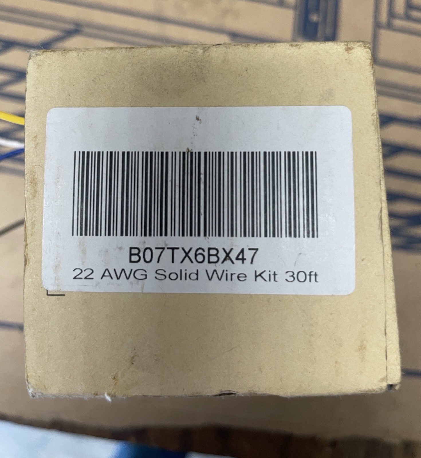 22 AWG Solid Core Hookup Wire Kit, 6 Colors 30ft Each