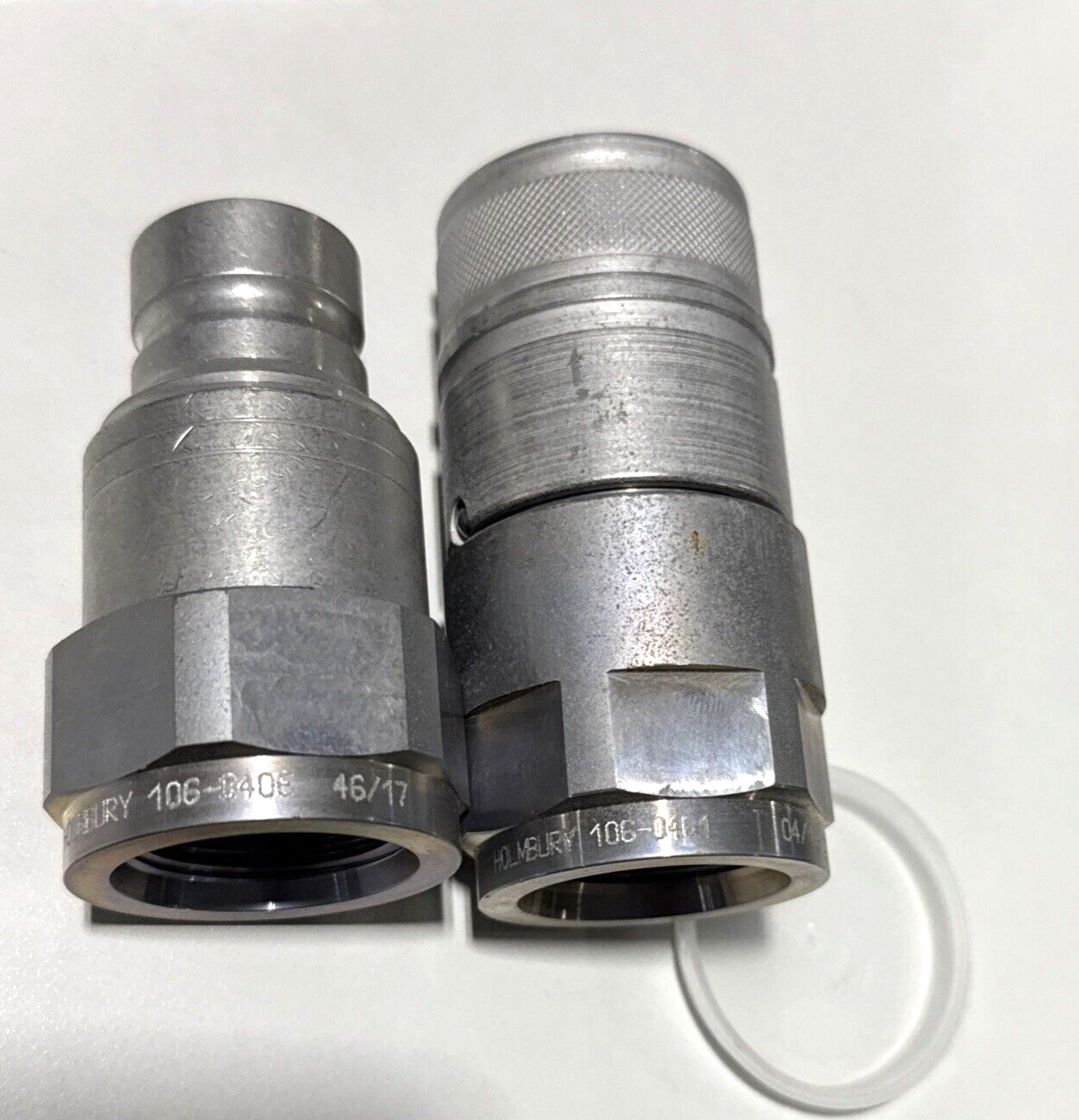 CAT Caterpillar 106-0401 & 106-0406 Quick Coupler Disconnect PAIR (GENUINE) *NEW