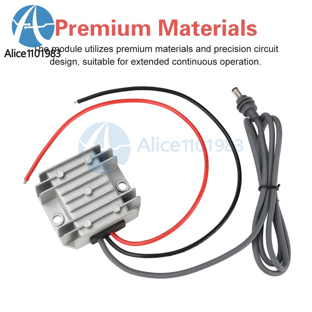 DC 12V24V to DC 30V 3.5A Power Cord Converter Boost Conversion Module Waterproof