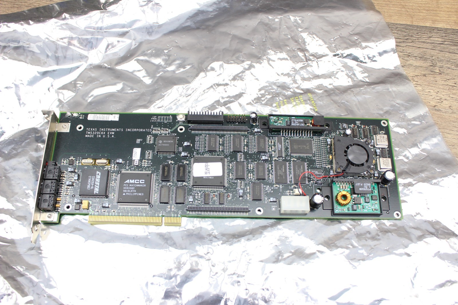 TEXAS INSTRUMENTS TMS320C6X EVM 31-2043A PCI DSP Evaluation Module D600830-0001(