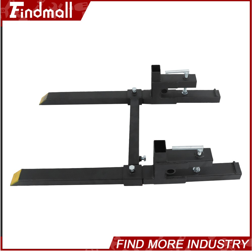 Findmall 43″ Clamp on Pallet Forks 2000lbs Heavy Duty Quick Attach Bucket Fork