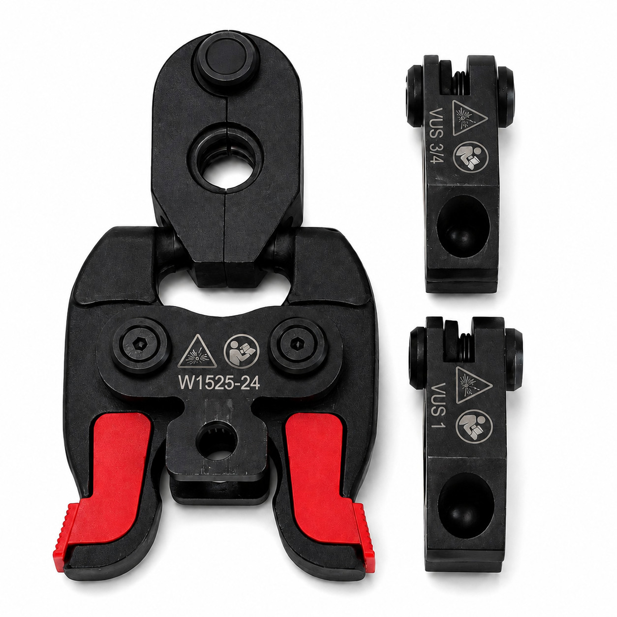 24kN Press Jaw & Ring Kit 1/2″ 3/4″ 1″ Compatible with Milwaukee M12 2473
