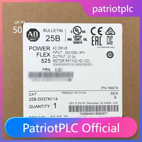 NEW Sealed Allen-Bradley 25B-D037N114 /A PowerFlex 525 18.5kW 25Hp AC Drive