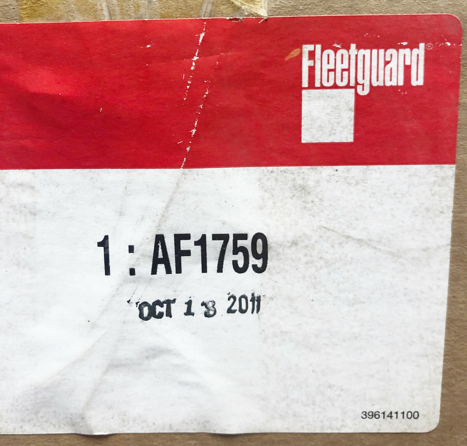 Fleetguard AF1759 Air Filter #100421 / 100344