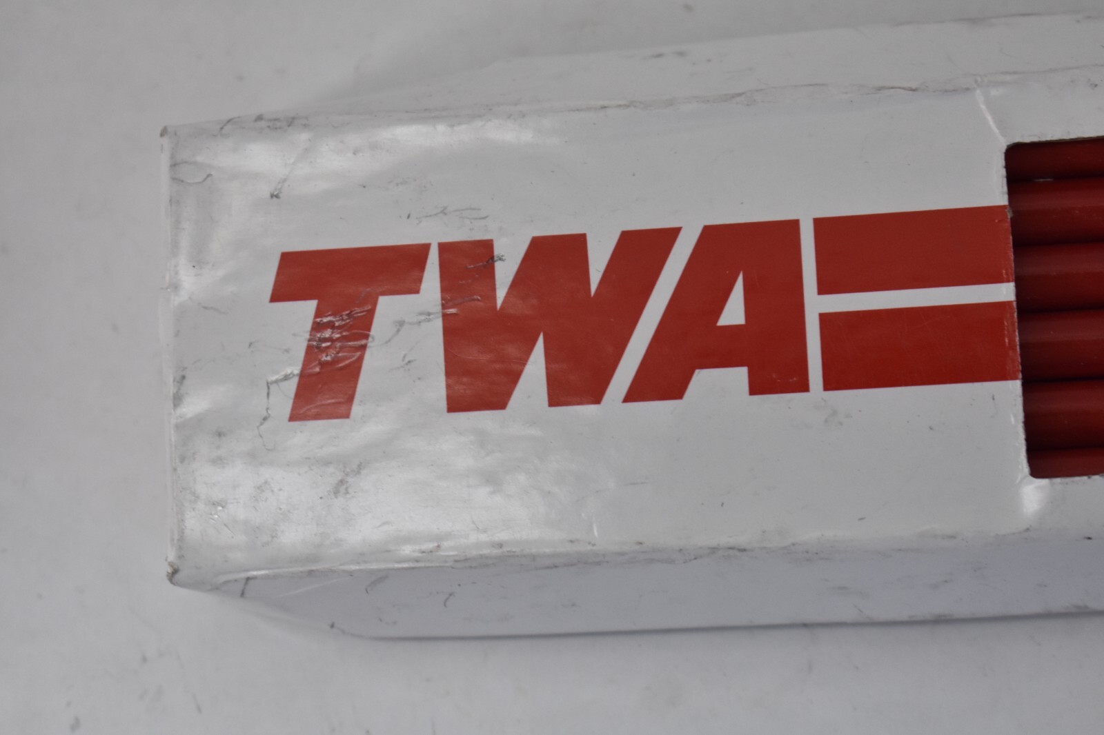 TWA Hotel Branded Musgrave Pencil Co Sharpened No 2 Pencils Wood Red 12 Pack