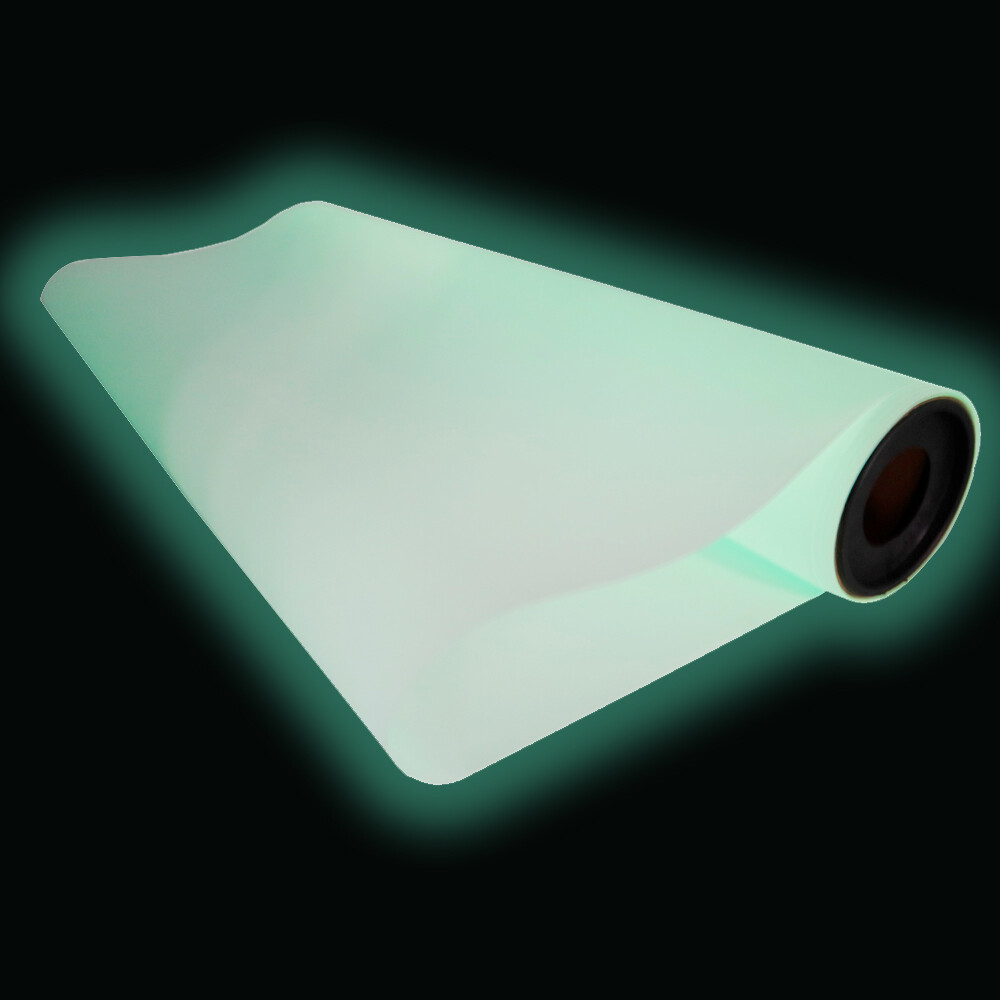 CALCA 11.8in x 32.8ft Glow in the Dark Luminous DTF Film Roll,Cold Peel