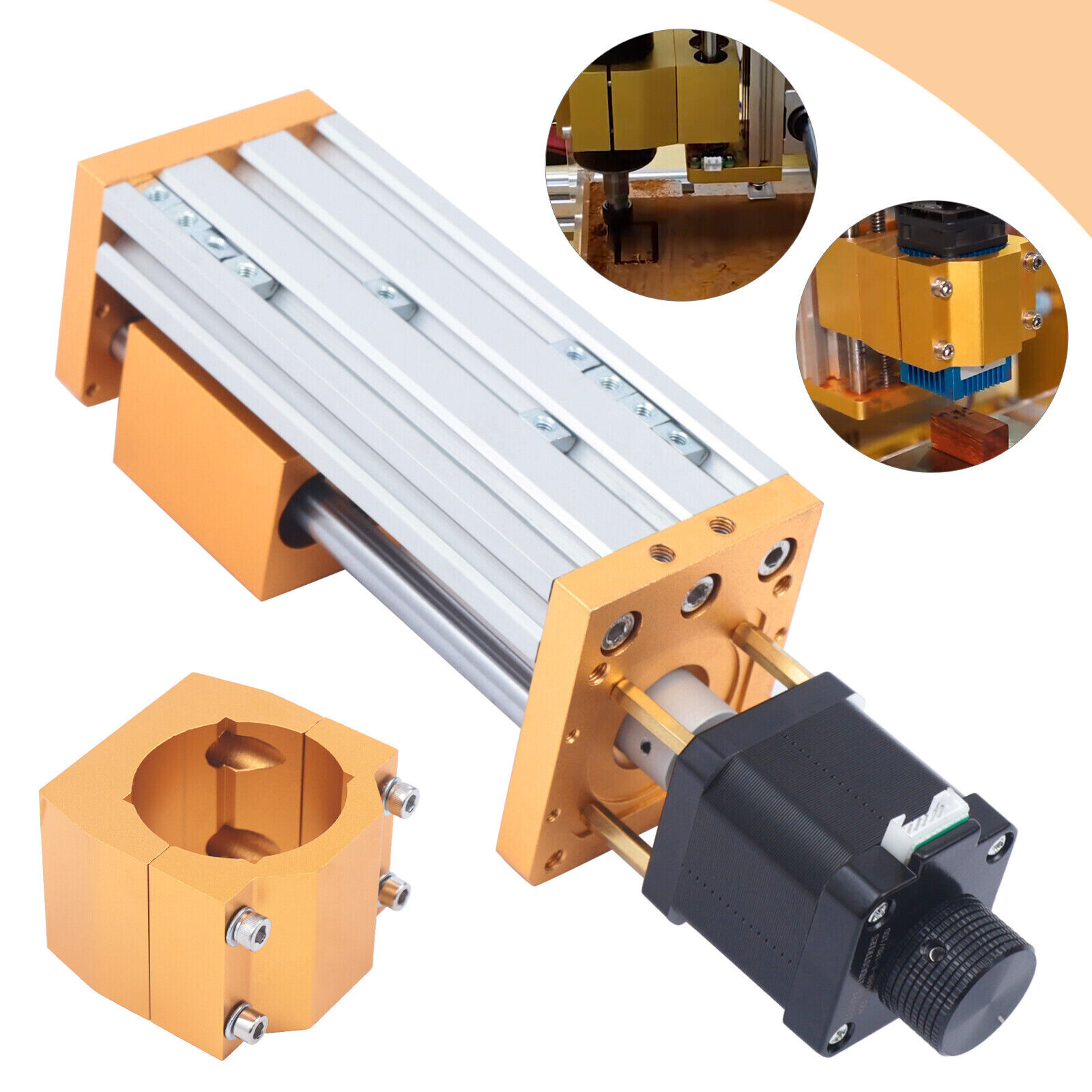 CNC3018plus Metal CNC Z-Axis Stroke 85mm With Stepping Motor W/Connection Cable