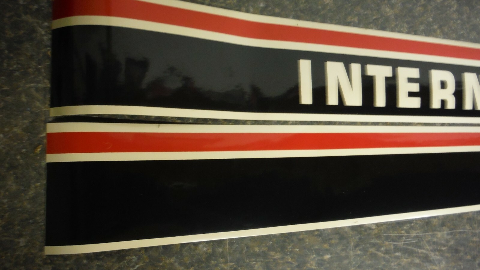 INTERNATIONAL 484 TRACTOR DECAL SET. HOOD AND NUMBERS ONLY. SEE DETAILS/PICS