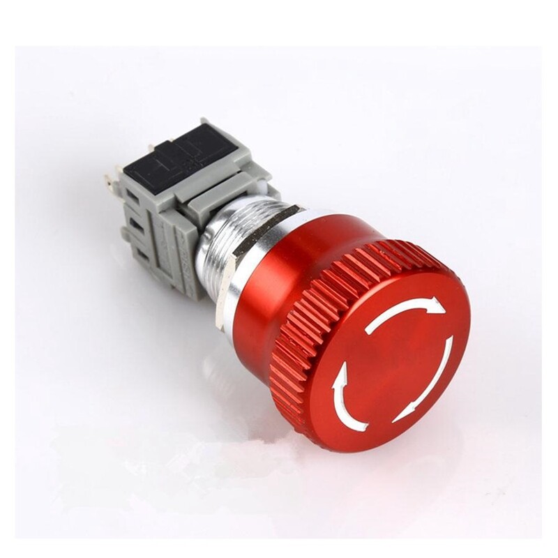 19mm Metal Aluminium Alloy Emergency Stop Push Button Switch (LAS1-BGQ) CE,ROHS