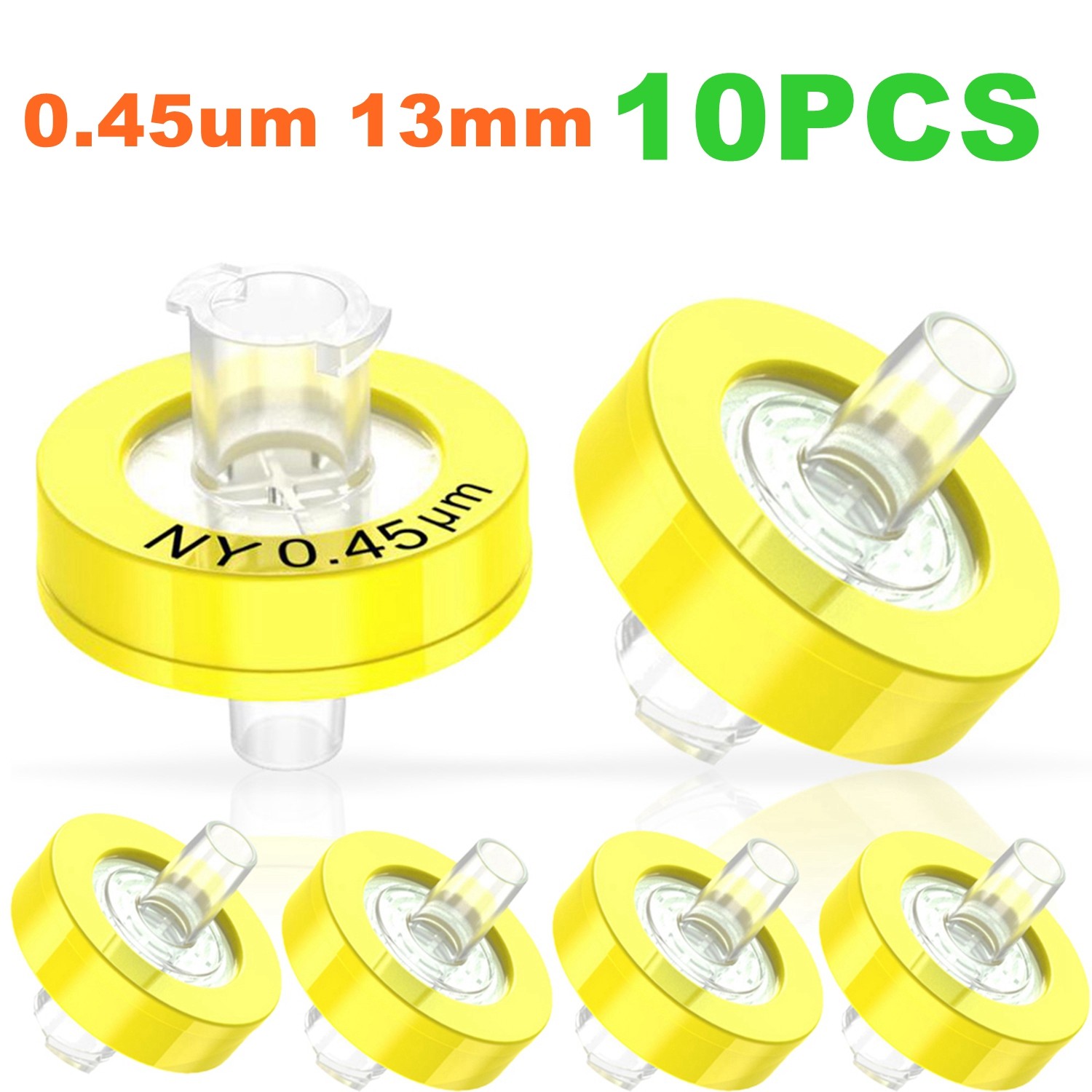 Nylon Membrane Syringe Filter 0.45μm 13mm Lab Equipment HPLC GC LAB