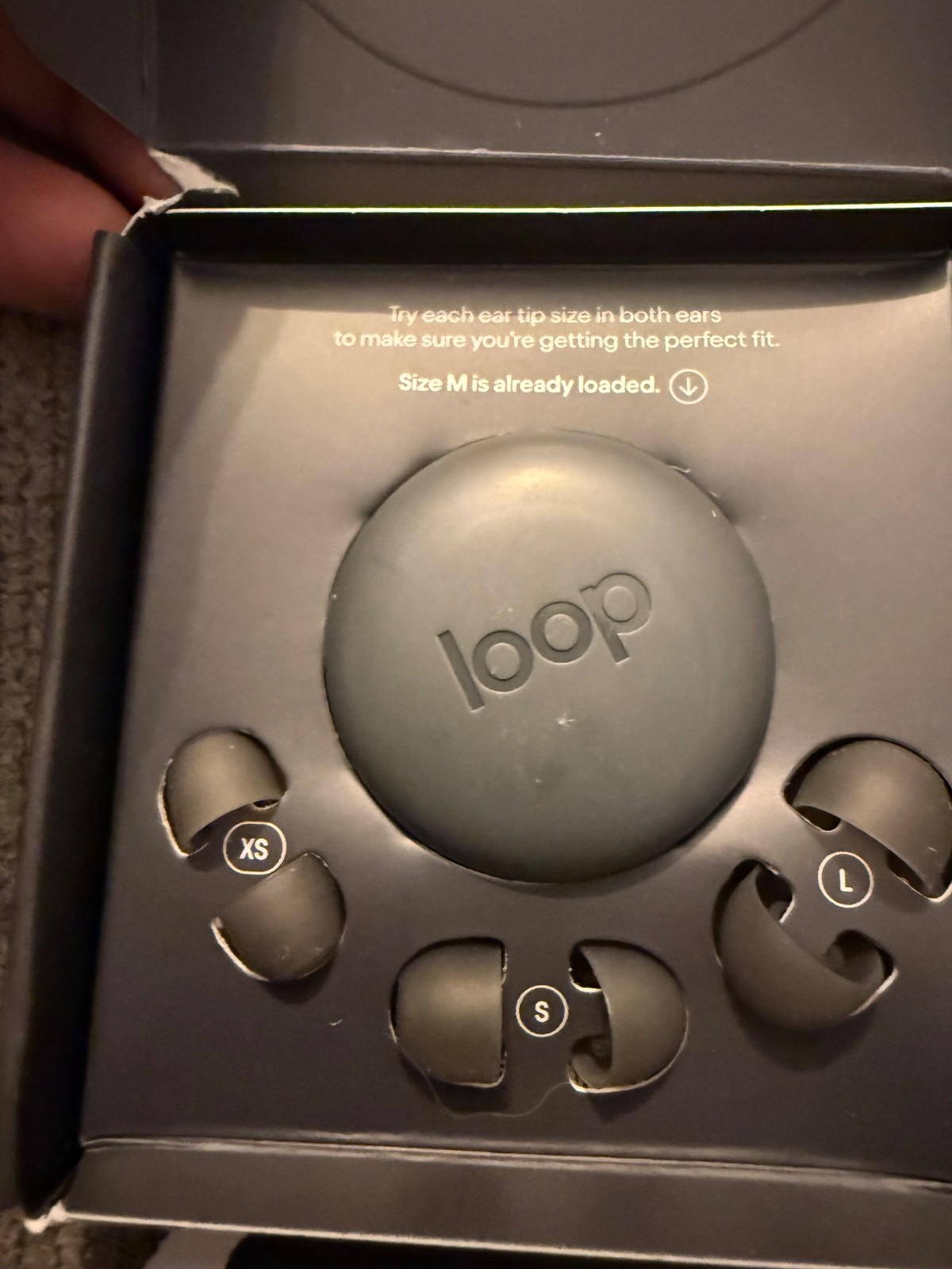 Loop Experience 2 Ear Plugs Black High-Fidelity Noise Reduction – Open Box-NEW