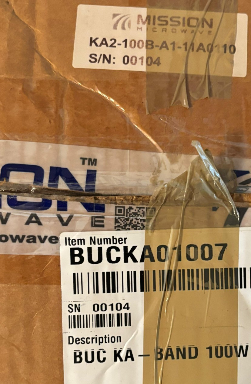 KA Buc, Mission Microwave Javelin 100 Watt Ka Buc 29.0 – 30.0 Ghz 110/240V