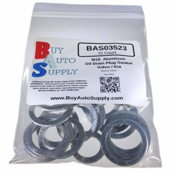 M18 Aluminum Oil Drain Plug Gaskets Fits Hyundai Kia Volvo Dorman 095-149