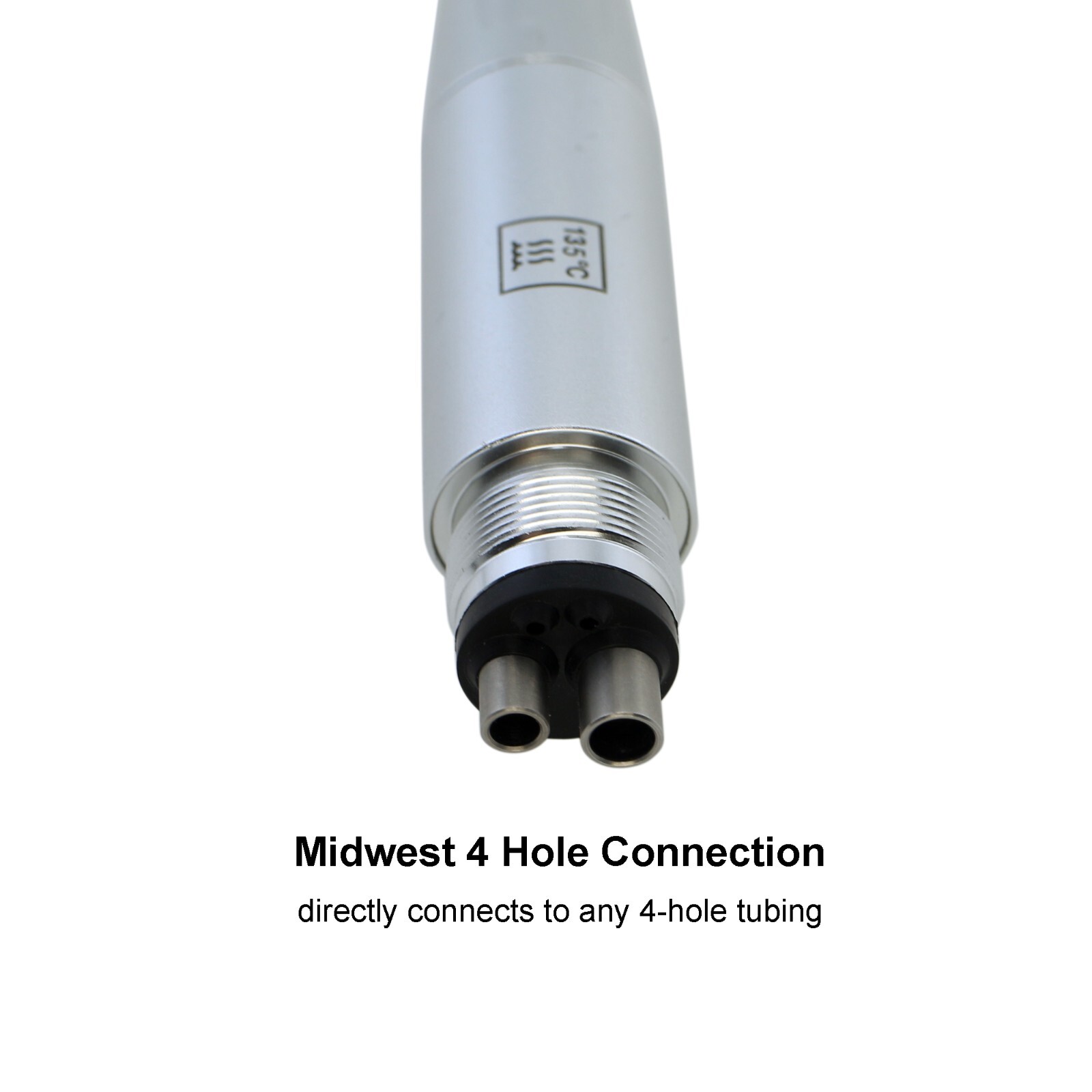 Dental Hygiene Prophy Air Motor Handpiece 4:1 Straight Nose Cone 4 Hole RDH WH