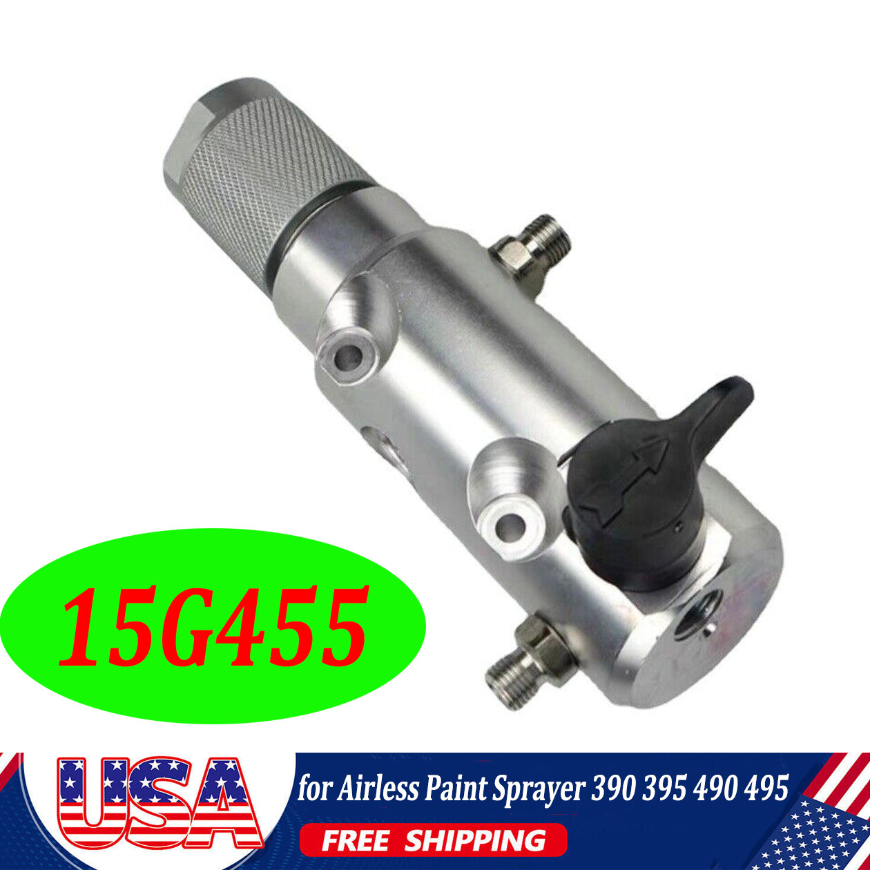 Filter assembly valve For Graco Airless Paint Sprayer 390 395 490 495 15G455