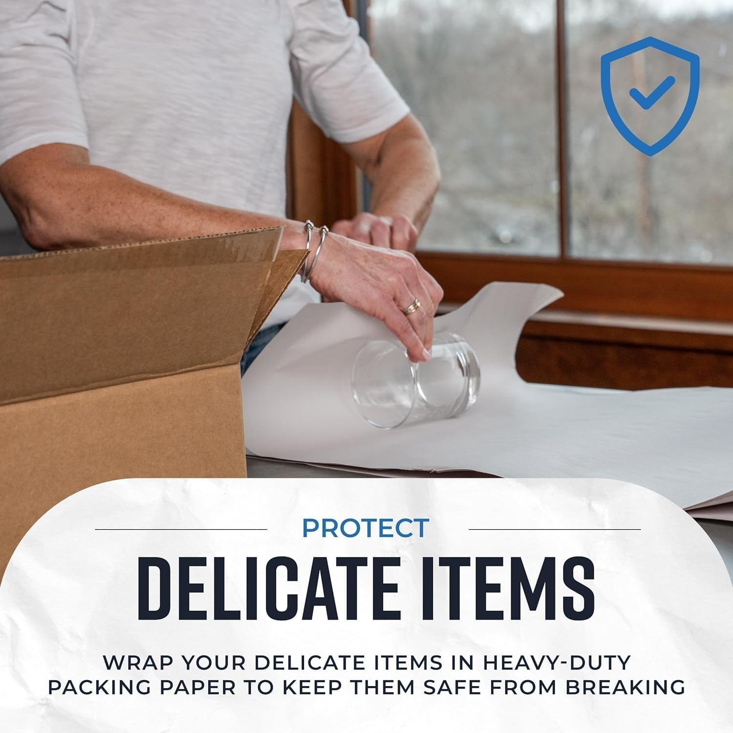 Durable Newsprint Packing Sheets – 160 Count, 27″ x 17″ for Secure Packing