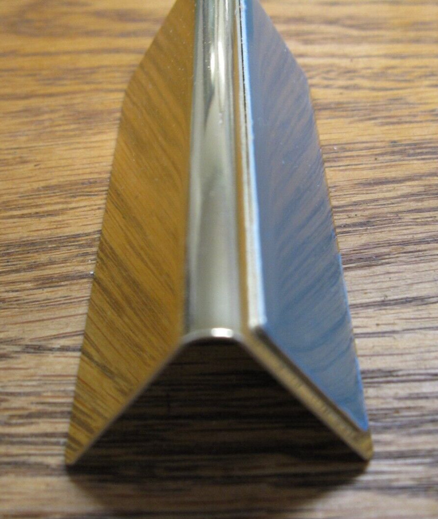 New Unused Brass Name Plates 3(1/8)» x 1 (3/8)» x 1″ (W x H x D) Small Half Size