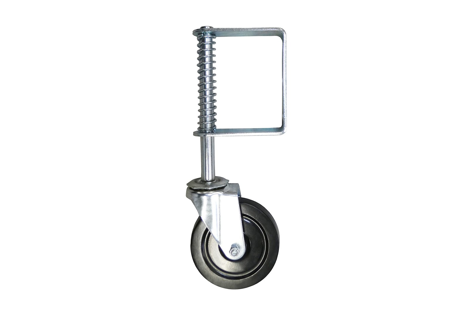 Shepherd Hardware 8735 Hard Rubber Spring Gate 220-lb Load Capacity, Black