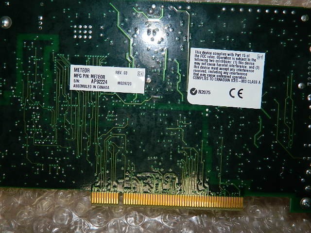 Matrox Meteor Circuit Board M029720 Rvision 3 NEW LOT # 54
